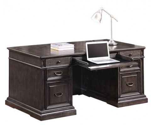  WASHINGTON HEIGHTS Double Pedestal Executive Desk