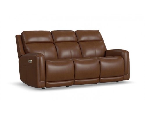 Alister Gliding Power Reclining Sofa with Power Headrest and Lumbar