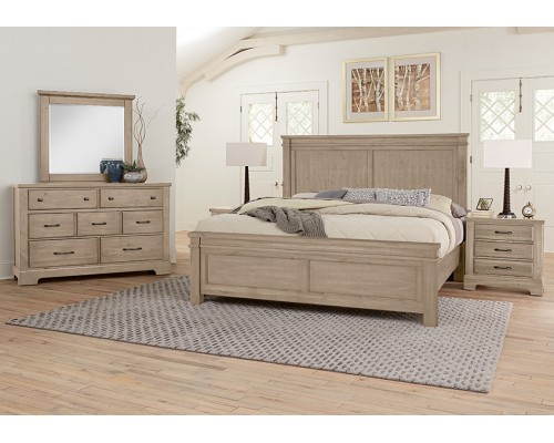 Cool Rustic Clear Maple Mansion Bed 