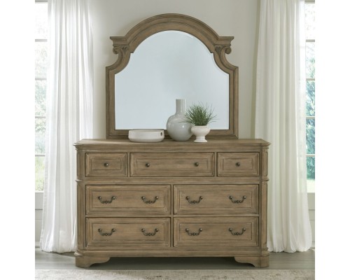Magnolia Manor Bisque Dresser & Mirror