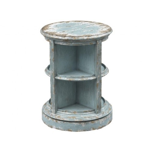 Cottage Swivel Accent Table 