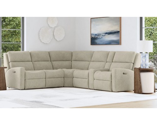  Catalina Fabric Power Reclining Sectional with Power Headrests