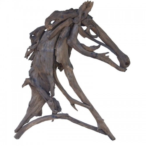 Teak Driftwood Horse