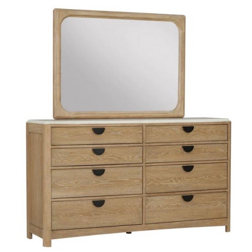 ESCAPE Eight-Drawer Dresser and Mirror