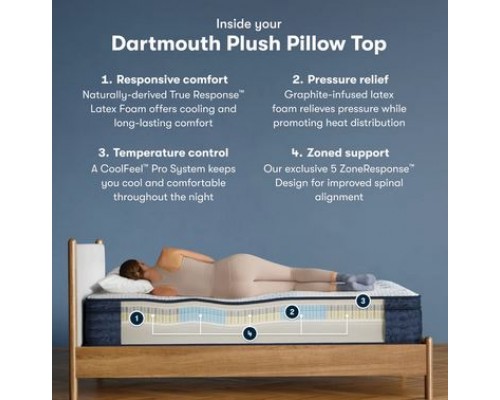   iComfortPro Dartmouth Plush Pillow Top Mattress
