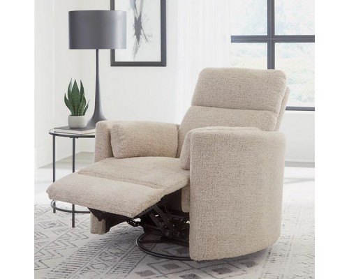 RADIUS - BURLAP Manual Swivel Glider Recliner