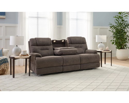 Zofa Fabric Power Sleep Sofa with Power Headrests & Lumbar