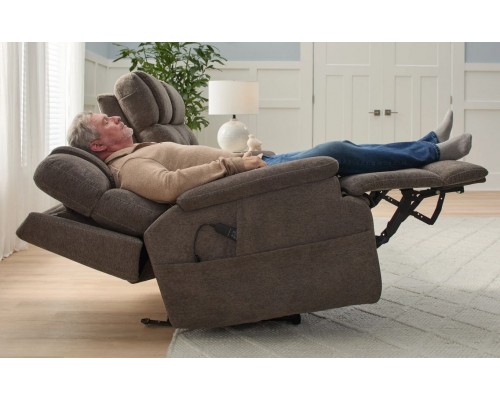 Zofa Fabric Power Sleep Sofa with Power Headrests & Lumbar